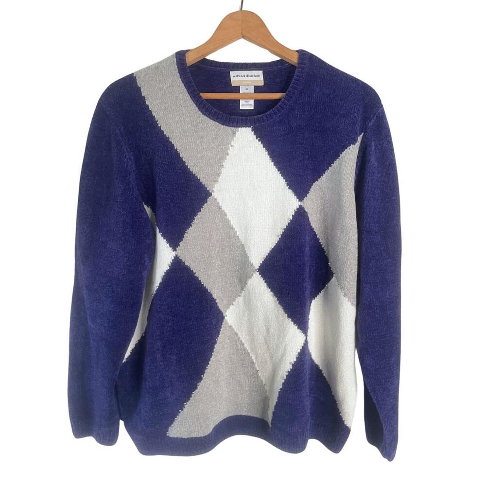 Alfred Dunner argyle sweater